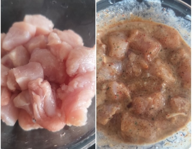 Marinate the chicken